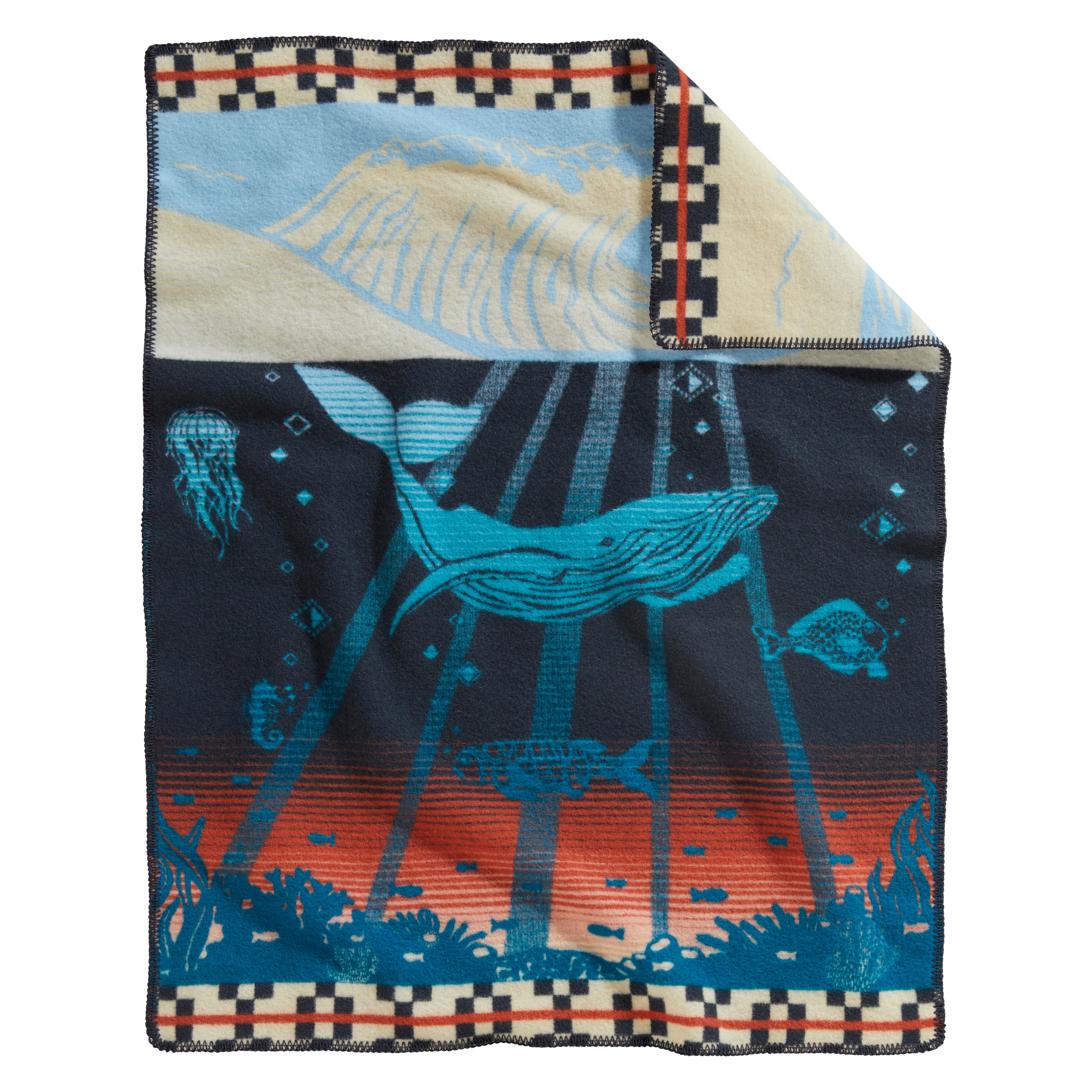 Tide School Crib Blanket